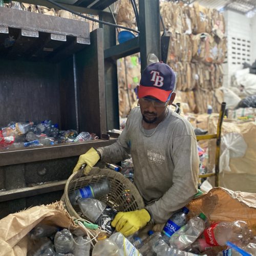 Compactación de pet (botella plastica)